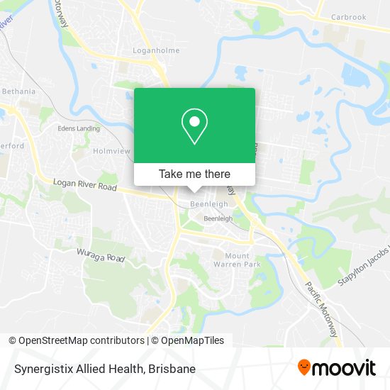 Synergistix Allied Health map