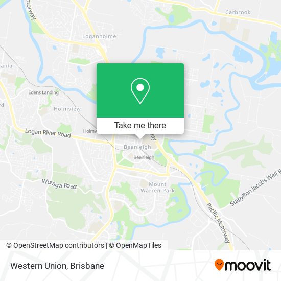 Western Union map