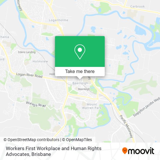 Workers First Workplace and Human Rights Advocates map