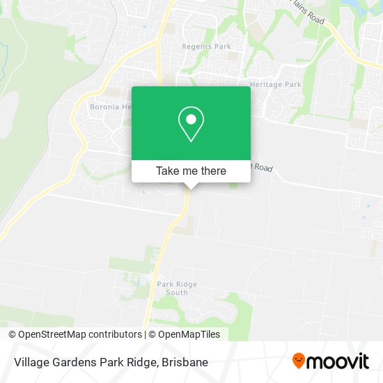 Village Gardens Park Ridge map
