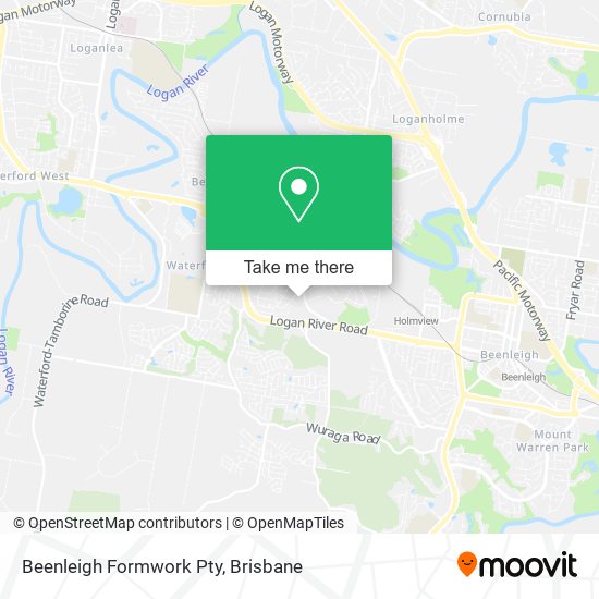 Beenleigh Formwork Pty map