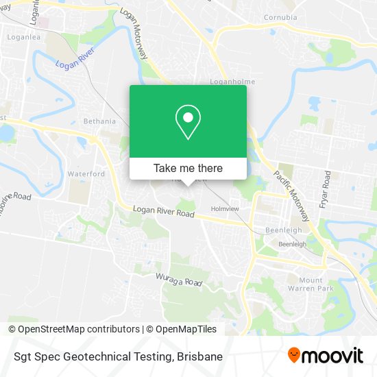 Sgt Spec Geotechnical Testing map
