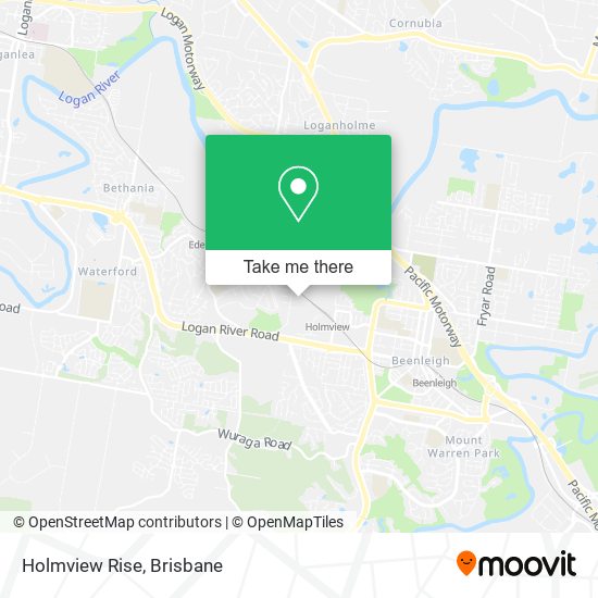 Holmview Rise map