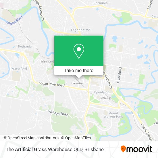 The Artificial Grass Warehouse QLD map