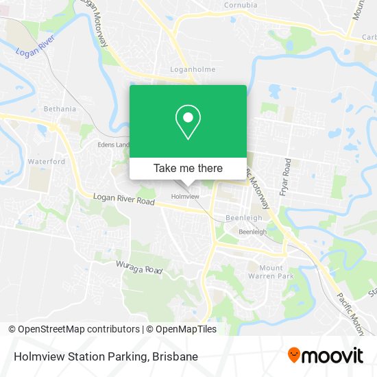 Holmview Station Parking map