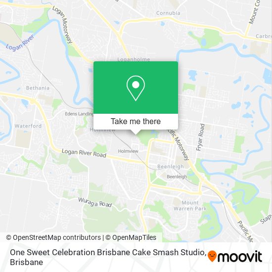 One Sweet Celebration Brisbane Cake Smash Studio map