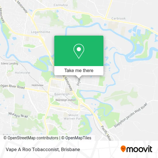 How to Get to Vape A Roo Tobacconist in Eagleby by Bus or Train?