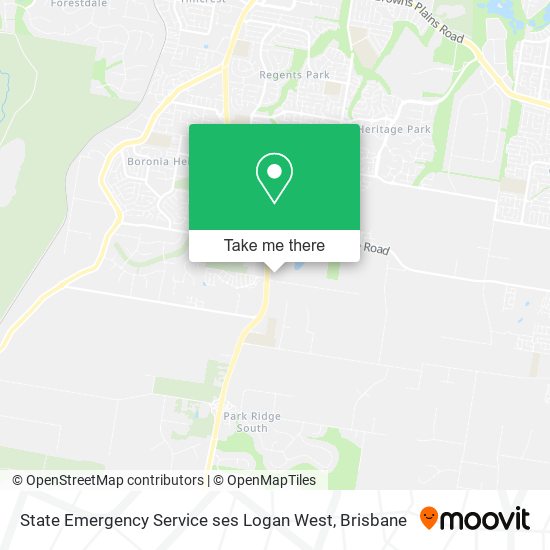 State Emergency Service ses Logan West map