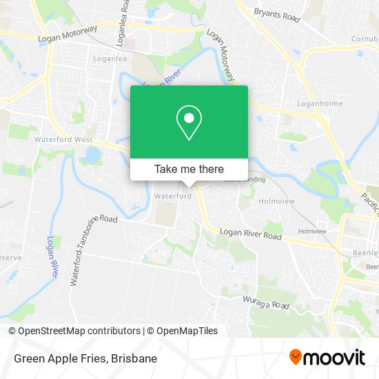 Green Apple Fries map