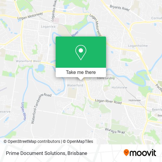 Prime Document Solutions map