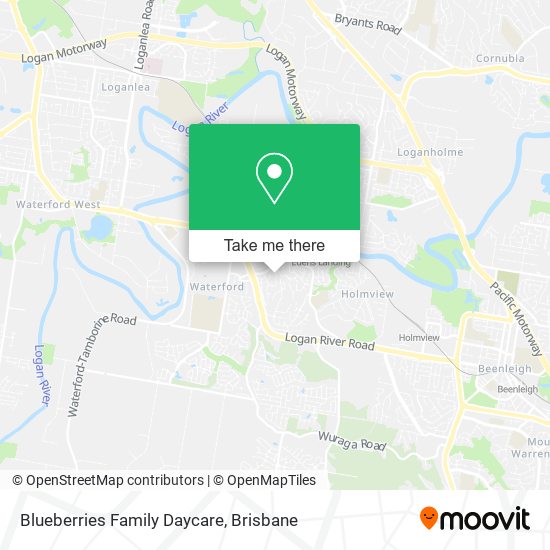 Blueberries Family Daycare map