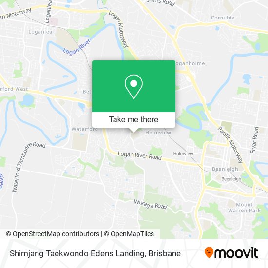 Shimjang Taekwondo Edens Landing map
