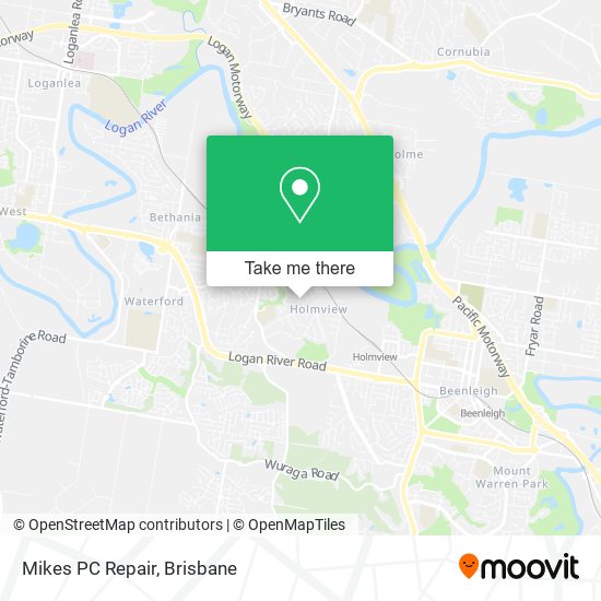 Mikes PC Repair map