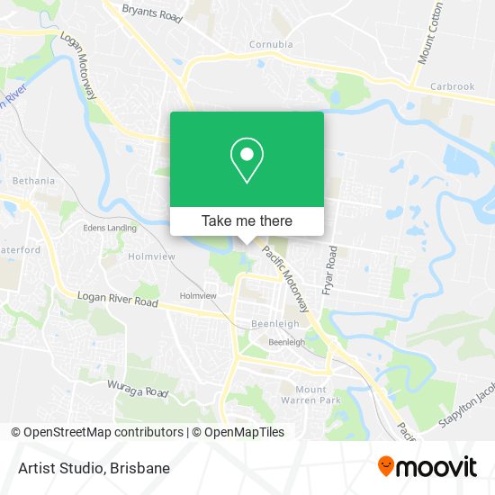 Artist Studio map