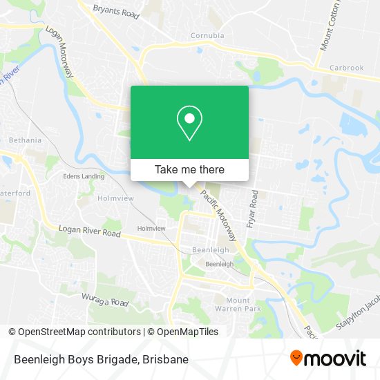 Beenleigh Boys Brigade map