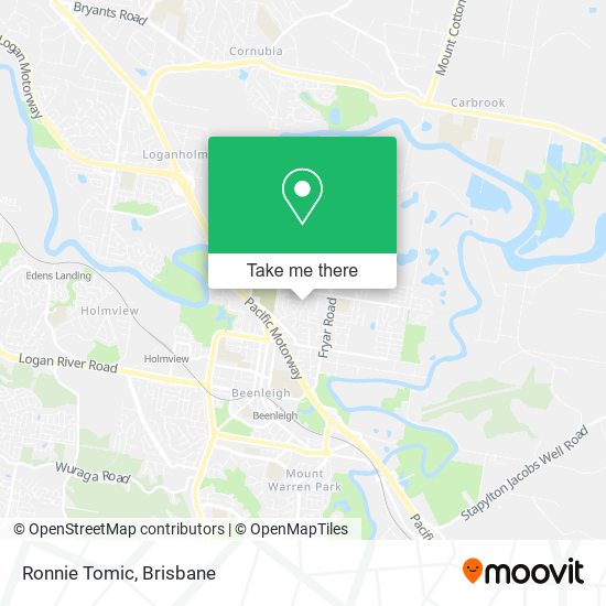 Ronnie Tomic map