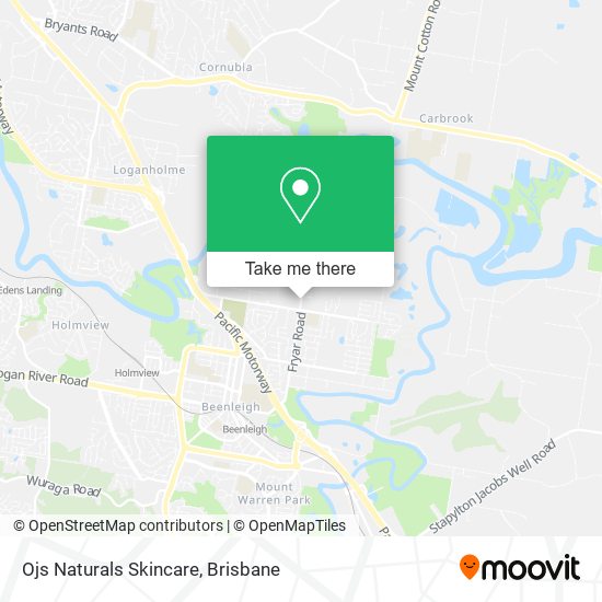 Ojs Naturals Skincare map