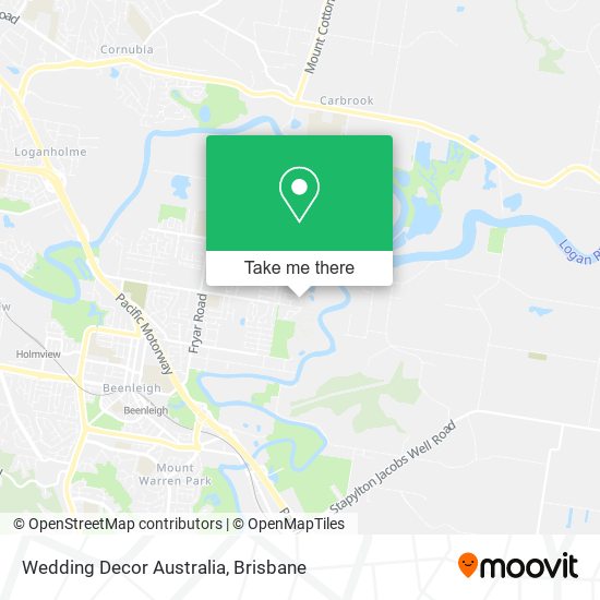 Wedding Decor Australia map
