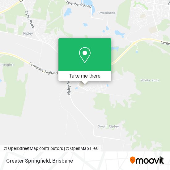 Greater Springfield map
