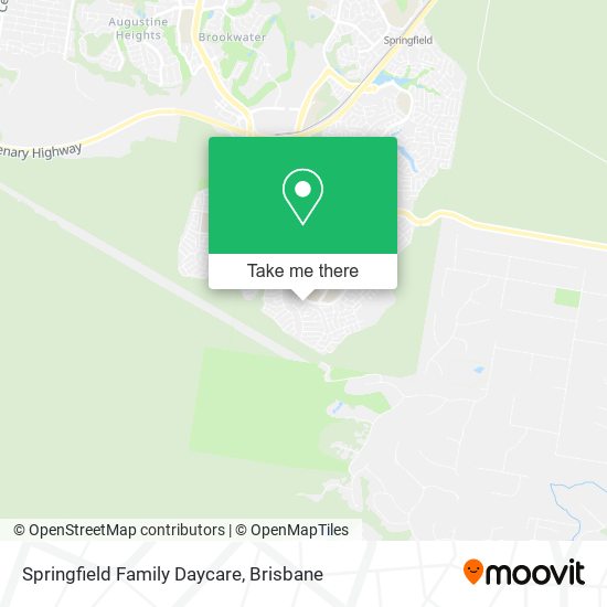 Springfield Family Daycare map