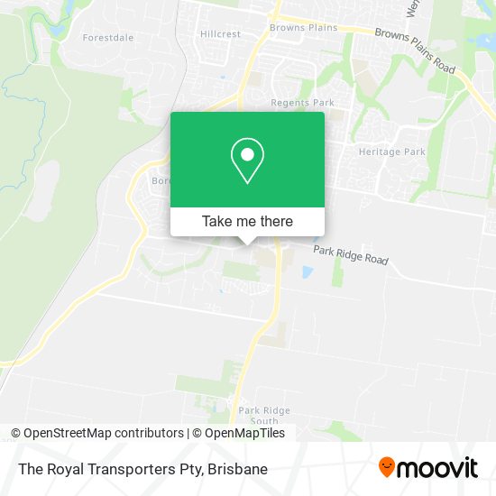 The Royal Transporters Pty map
