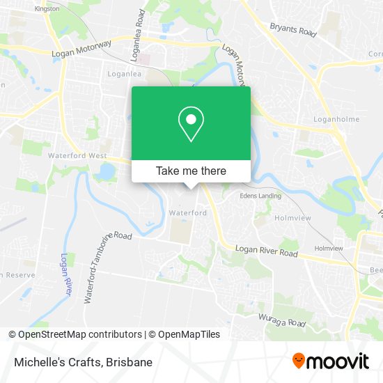 Michelle's Crafts map
