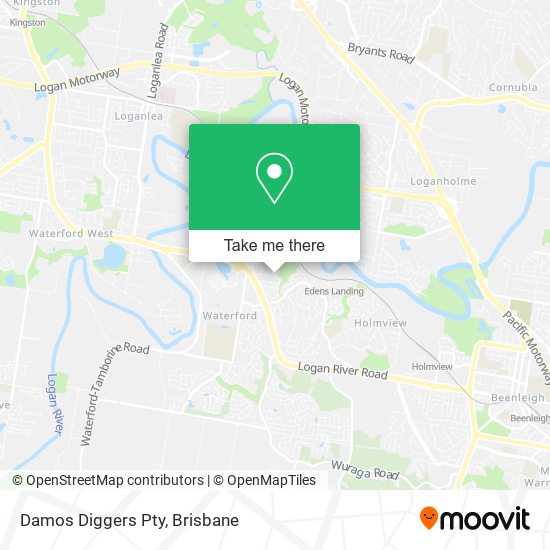 Damos Diggers Pty map