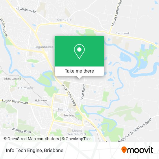 Info Tech Engine map