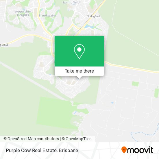 Purple Cow Real Estate map
