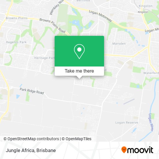 Jungle Africa map