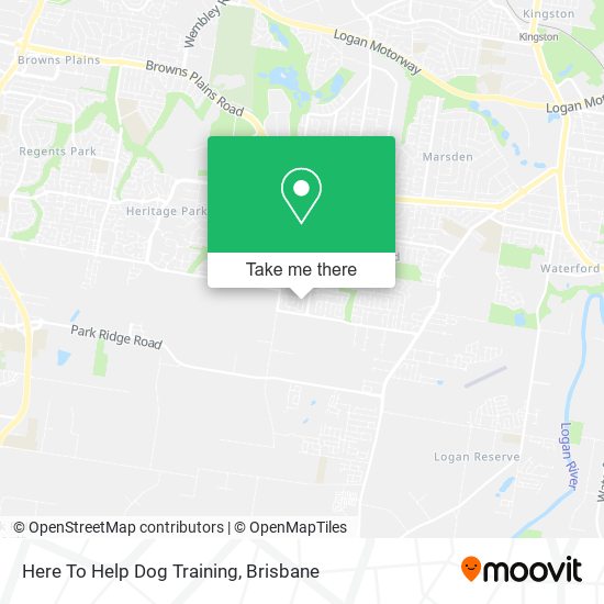 Here To Help Dog Training map