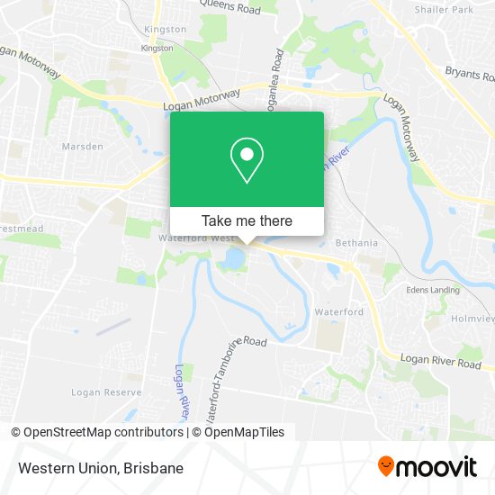 Western Union map