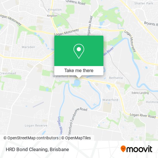 HRD Bond Cleaning map