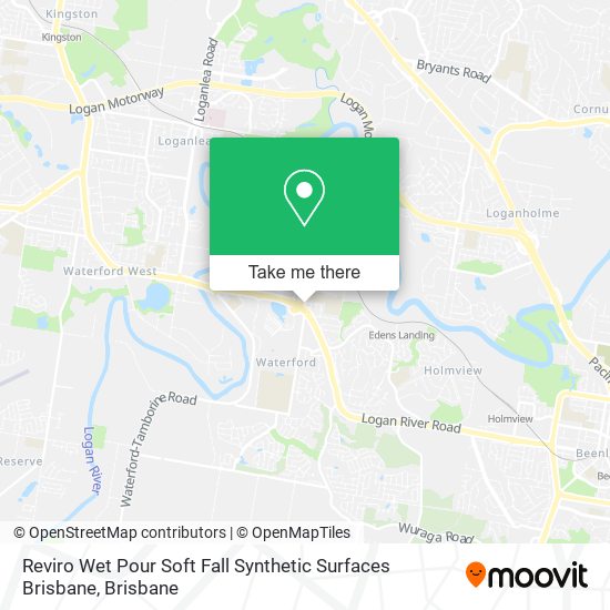 Reviro Wet Pour Soft Fall Synthetic Surfaces Brisbane map
