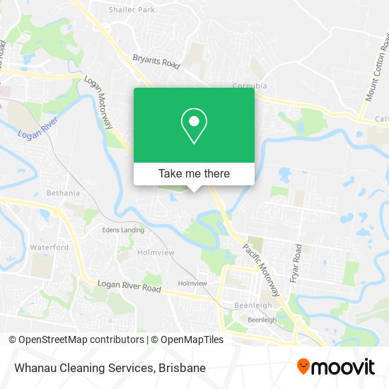Whanau Cleaning Services map