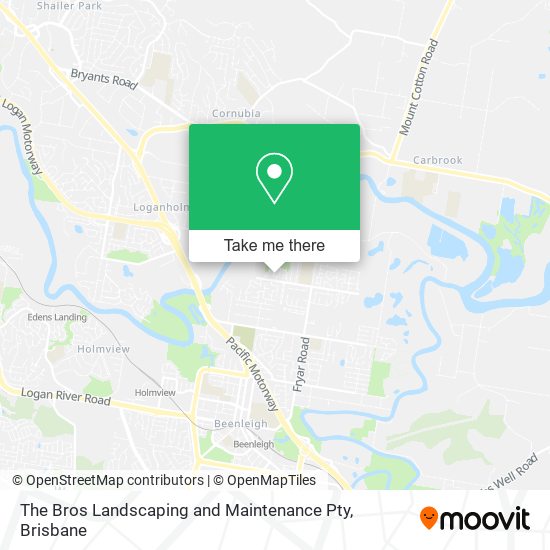 The Bros Landscaping and Maintenance Pty map
