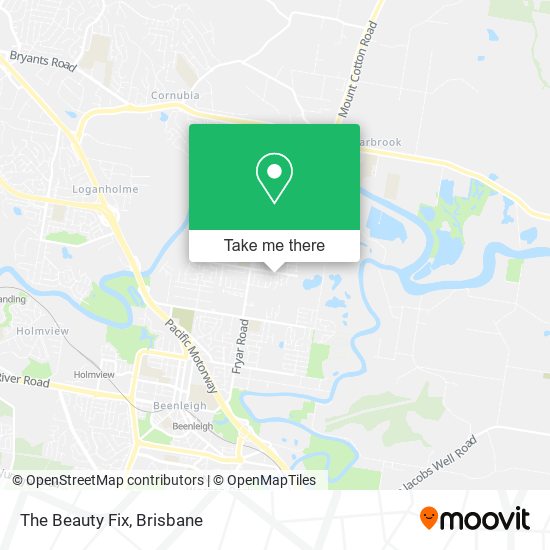 The Beauty Fix map