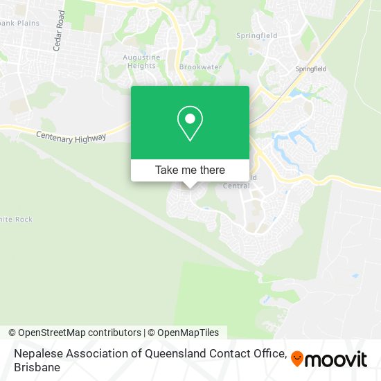 Nepalese Association of Queensland Contact Office map