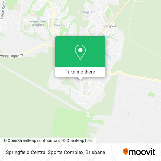 Springfield Central Sports Complex map