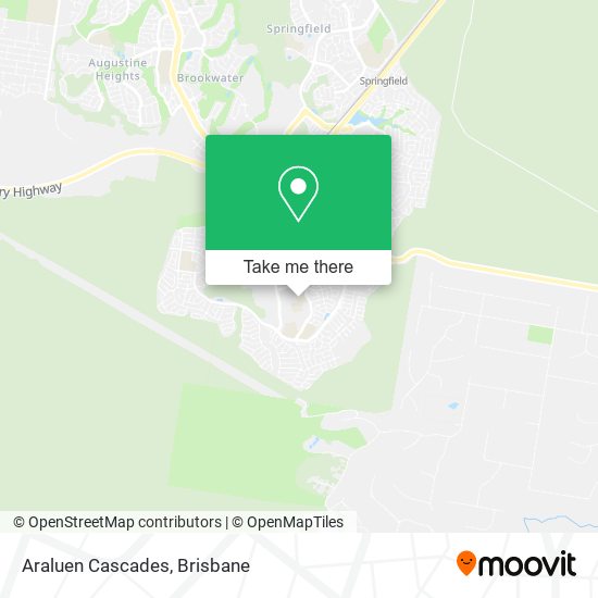 Araluen Cascades map