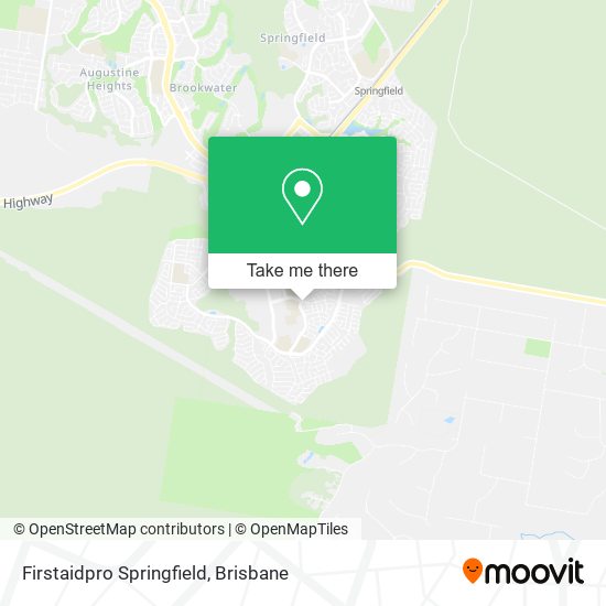 Firstaidpro Springfield map