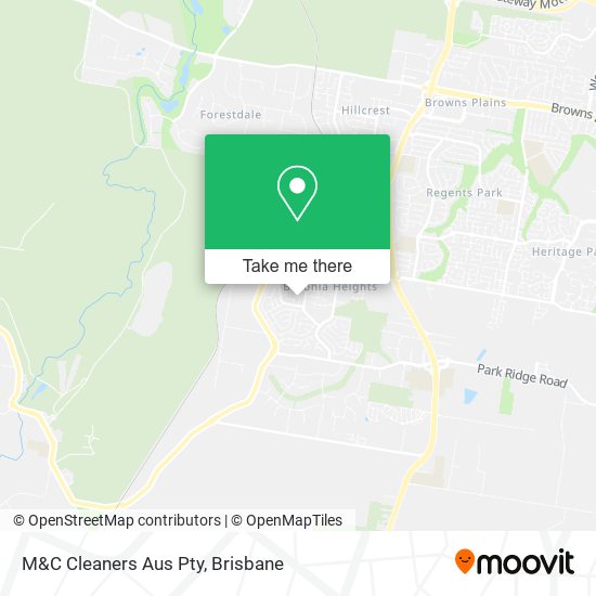 M&C Cleaners Aus Pty map