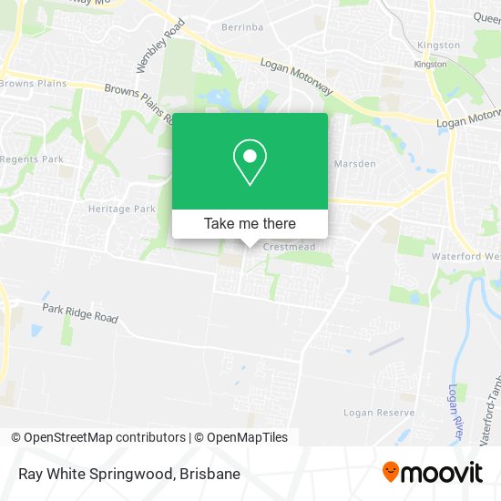 Ray White Springwood map