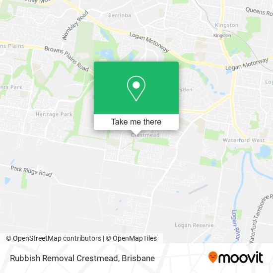 Rubbish Removal Crestmead map