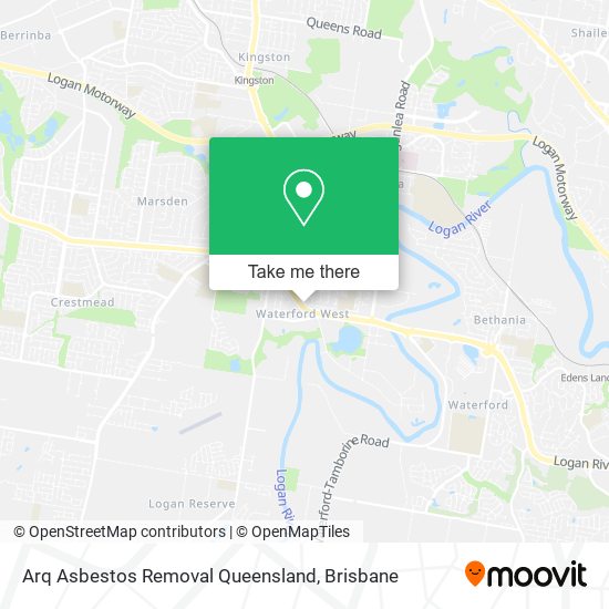 Arq Asbestos Removal Queensland map