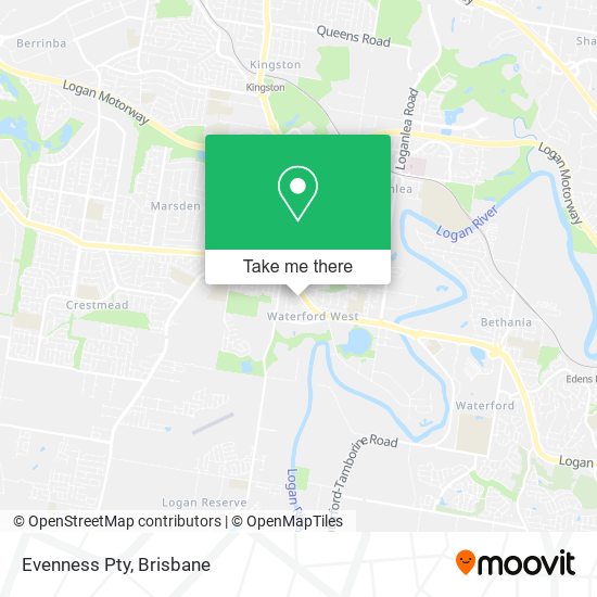 Evenness Pty map
