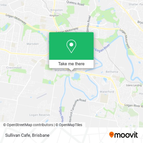 Sullivan Cafe map