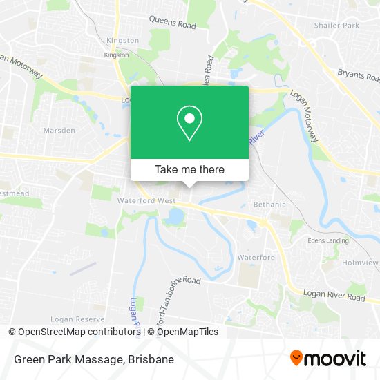 Green Park Massage map