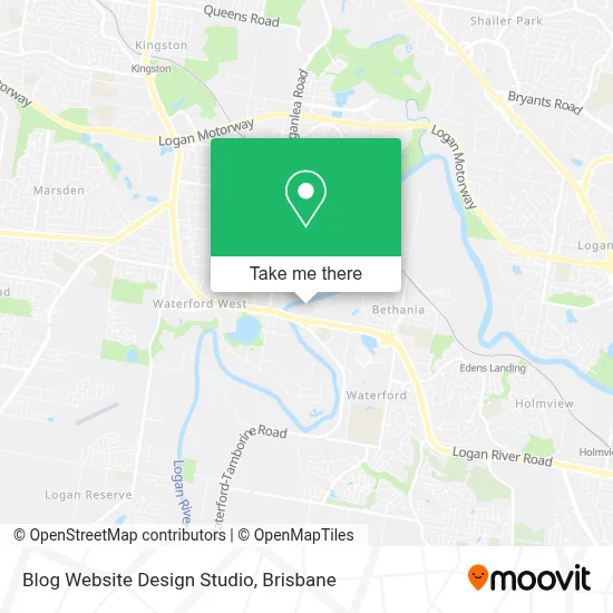 Blog Website Design Studio map