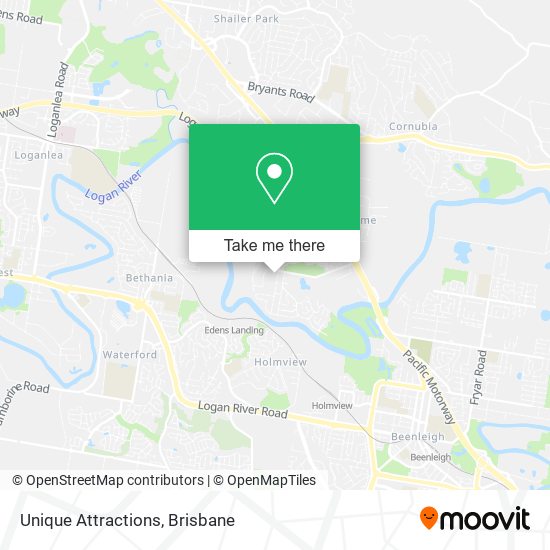 Unique Attractions map